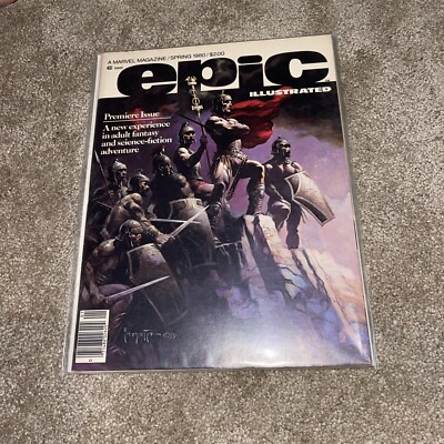 EPIC ILLUSTRATED~A MARVEL MAGAZINE / SPRING~1980~PREMIERE ISSUE~HARD~TO~FIND!~~