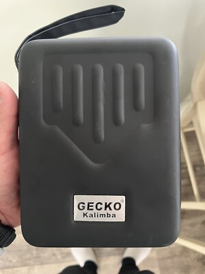 GECKO Kalimba 17 Key Thumb Piano Curly Maple Black