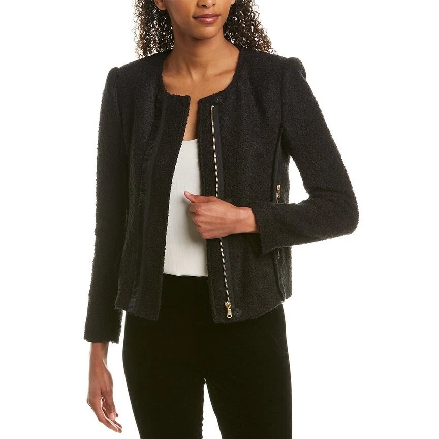 Donna karan black blazer sale