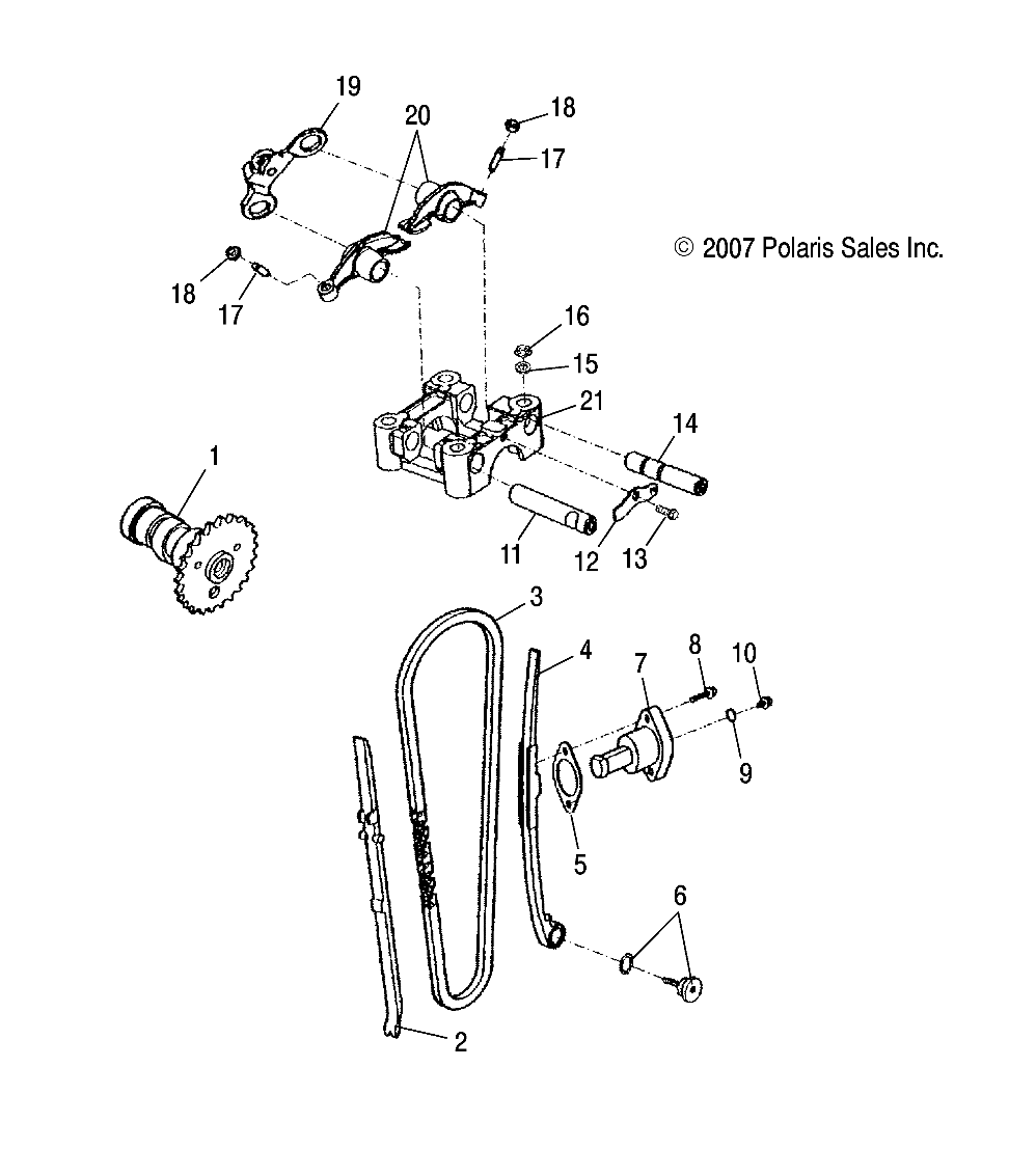 Polaris Cam Chain, Genuine OEM Part 0452407, Qty 1 194722269330 | eBay