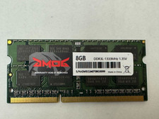 8GB PC3L-10600 Laptop SODIMM DDR3L 1333 MHz 204pin 1.35V Memory RAM