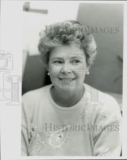 1991 Press Photo Jane Hix, 6th grade teacher at Pressly Elementary in Stateville