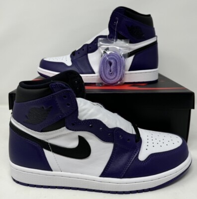 Nike Air Jordan 1 Retro High OG Court Purple White (2020) 555088-500 Size 9