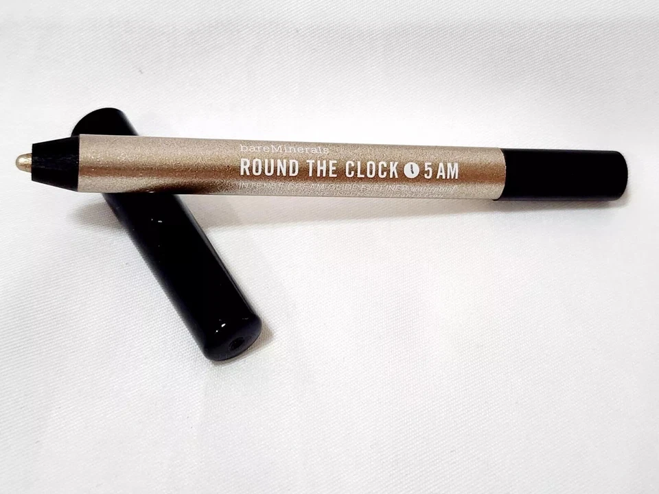 BARE Minerals Round The Clock 5AM Eyeliner GOLD Intense Cream Glide .02oz NeW - Image 2 of 3
