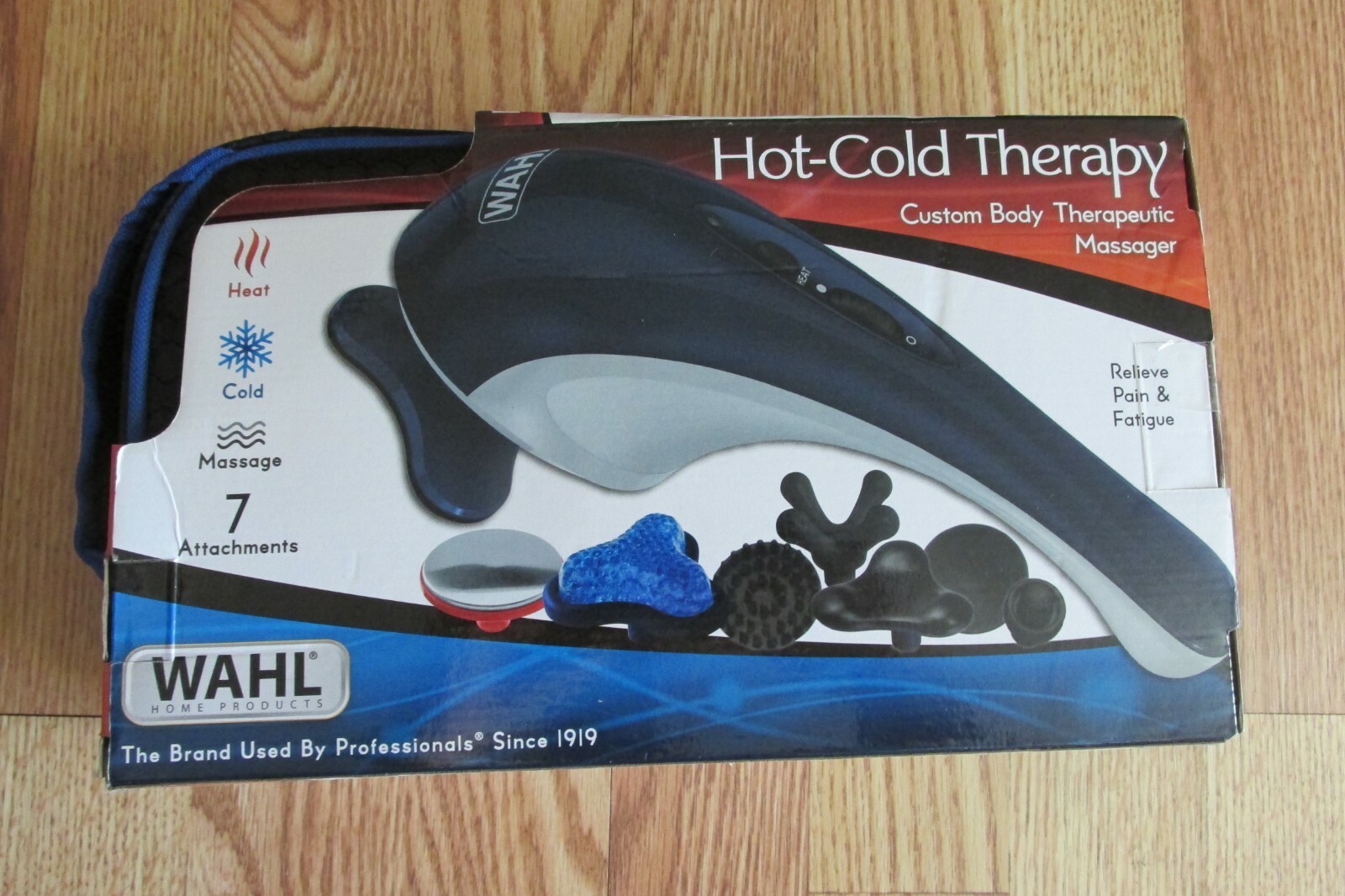 Wahl Hot Cold Therapy Custom Body Therapeutic Massager 6 Attachments