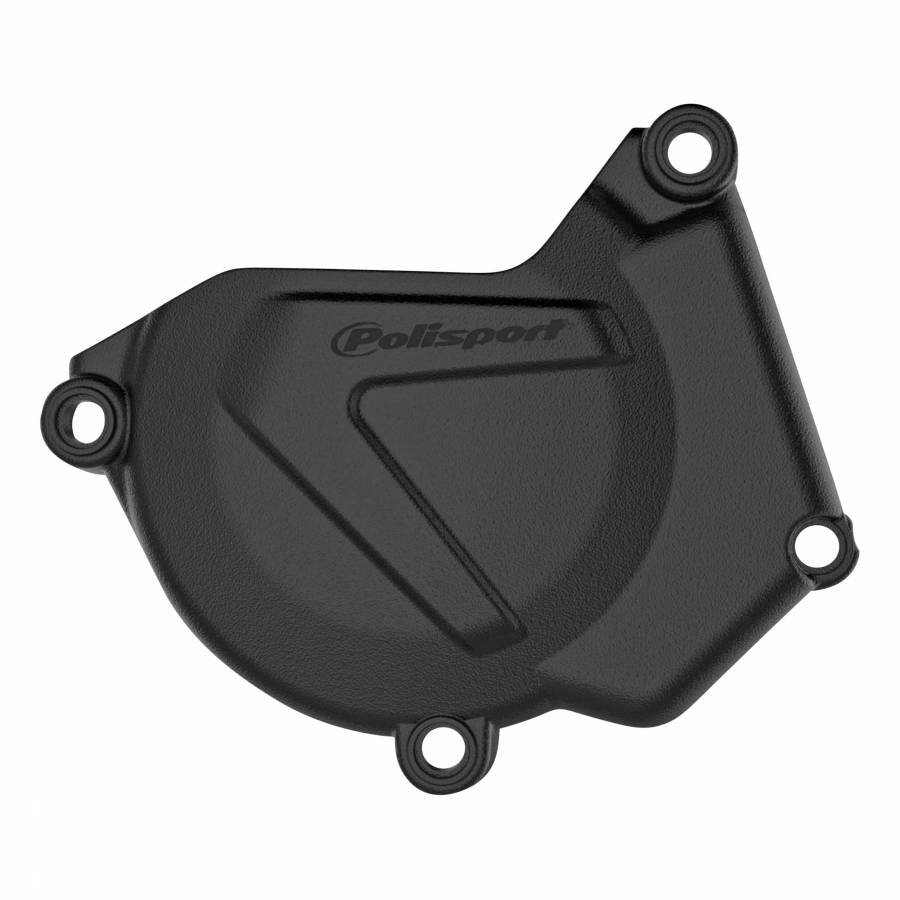 Protection de carter d'allumage pour Yamaha YZ 250 en carbone noir résistant