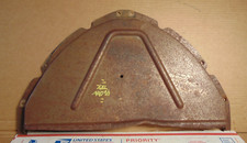 1941 1946 Chevrolet Truck Upper Grille Baffle Original Gm Cover On Top Of Shroud