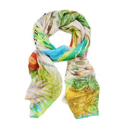 Desigual foulard donna foulard foulard fou newspaper colors rettangolo 24SAWA23/1000