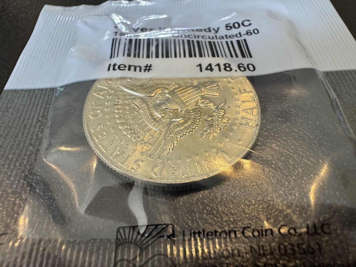 1964 D Kennedy Half Dollar DDO DDR RPM Toning Uncirculated