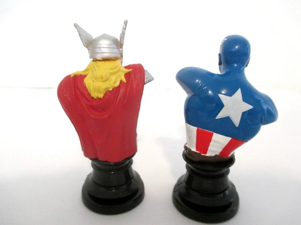 44 GREENBRIER MARVEL AVENGERS CAPITÁN AMÉRICA+THOR FIGURA BUSTO PESAS DE PAPEL Foto 2 de 4