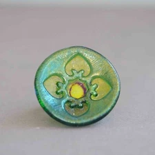 Statement Ring-Cocktail Ring-Fused Iridescent Glass-Handmade in USA