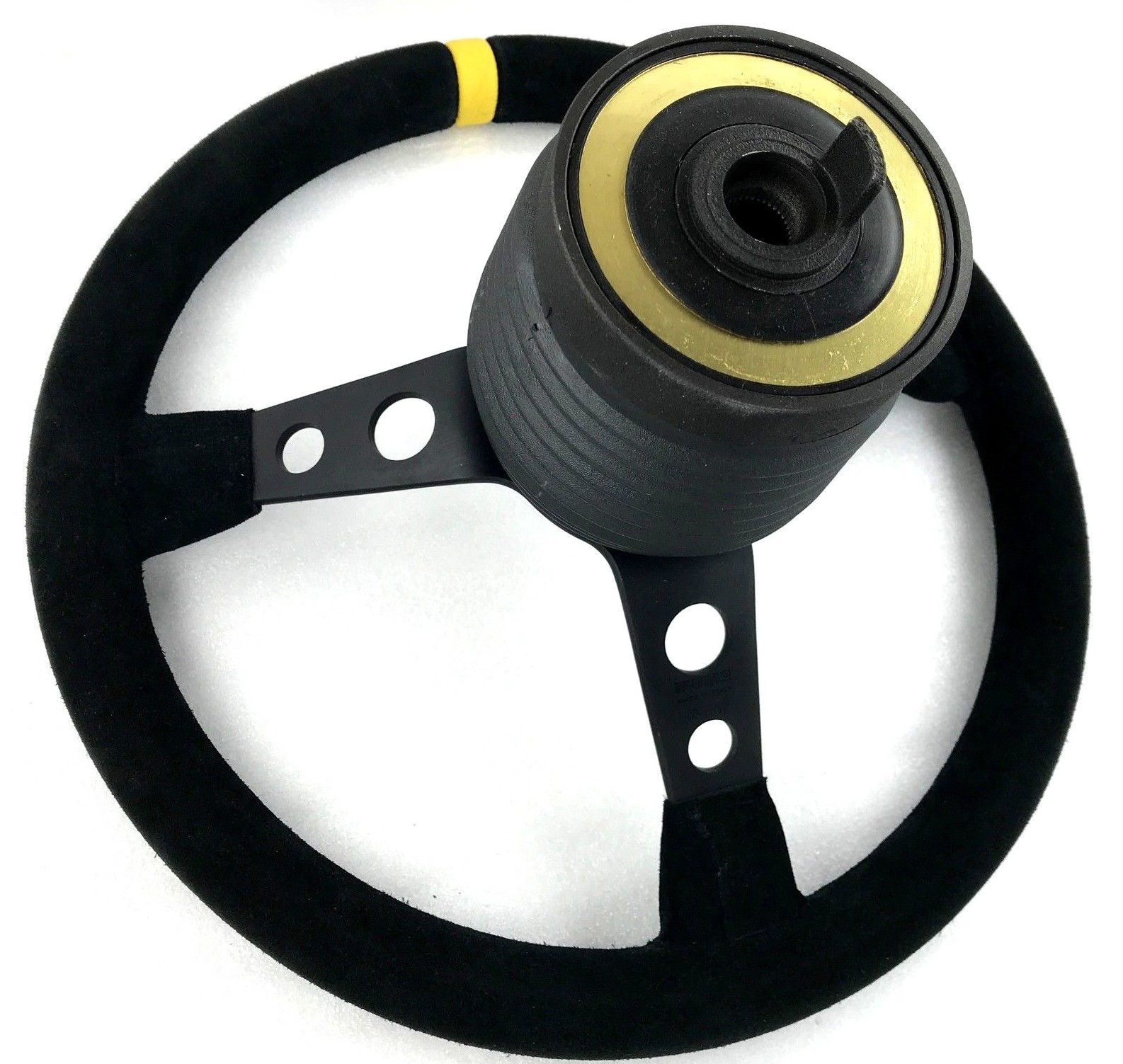 Genuine Momo SUEDE steering wheel and boss kit for Porsche 911 996, 986