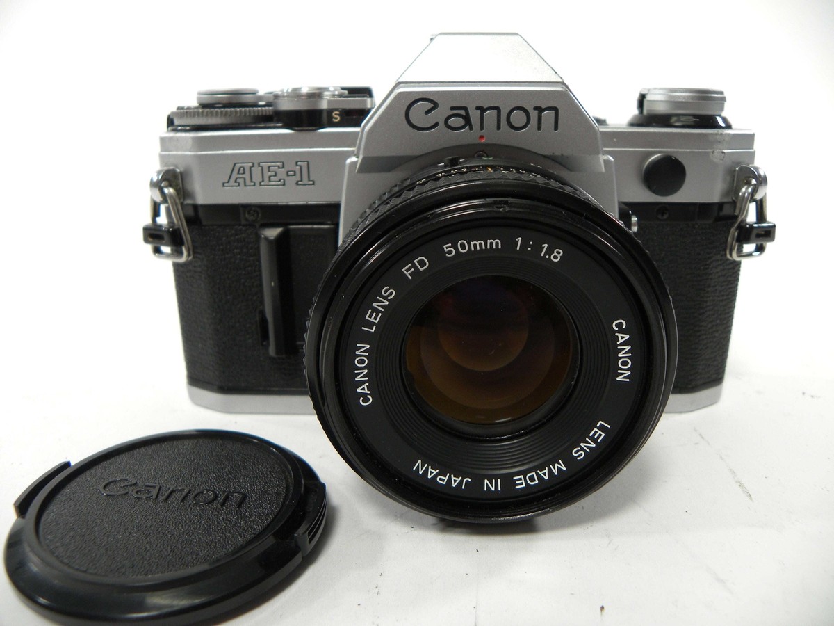 Canon AE-1 35mm SLR w/FD 50mm f1.8 | eBay