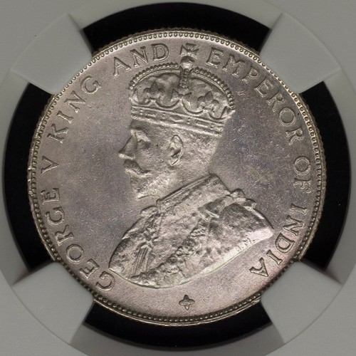 ST STRAITS SETTLEMENTS 1921 KG GEORGE V 50C HALF DOLLAR COIN NGC MS65 KM-35.1 - Picture 3 of 4