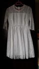 Molly Bracken Belle robe dentelle blanche T S