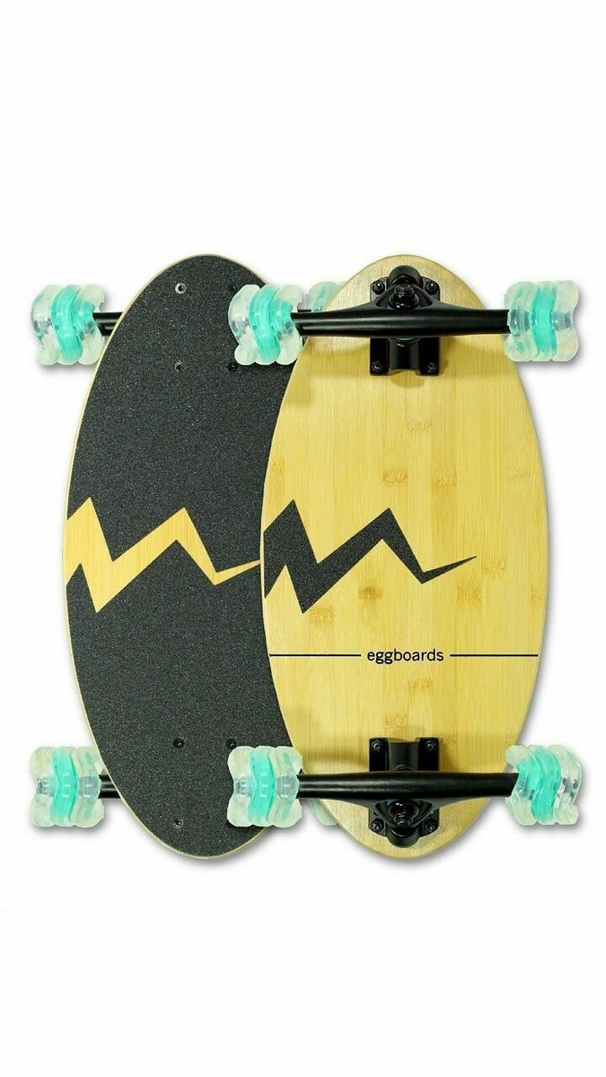 ウエイトトレーニング eggboards HARDBODY EGG 8.5 SHAPED BLACK/BLACK LOGO BOARD