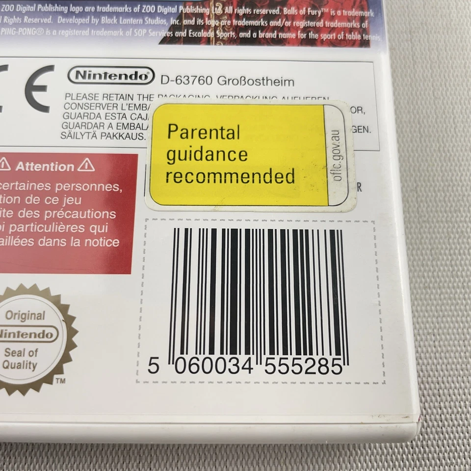 Balls Of Fury Nintendo Wii Video Game Complete with Manual - Image 3 of 4