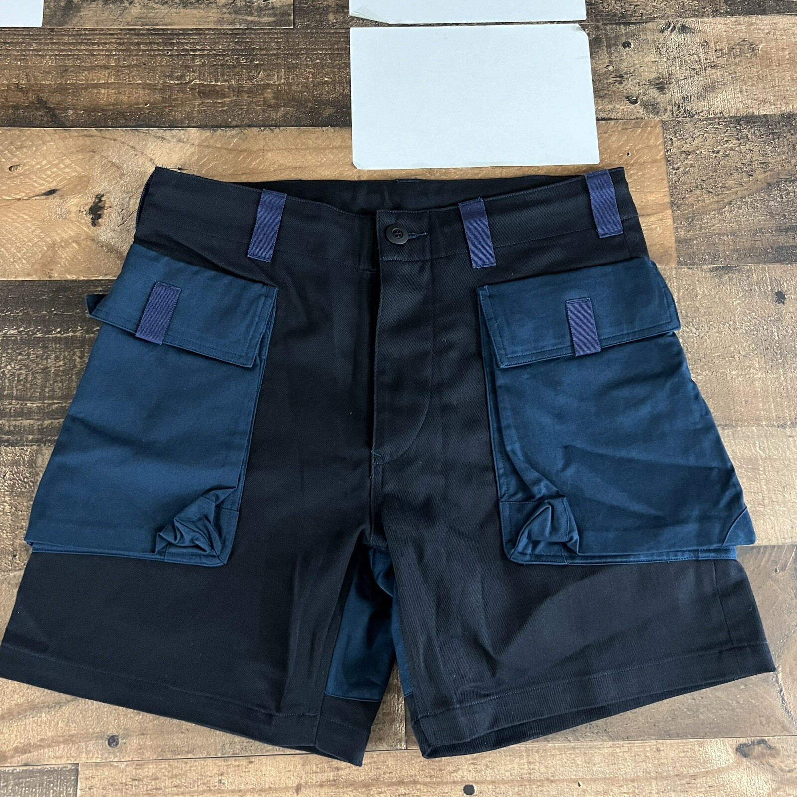 Pantalones Cortos Carga Wasted Collective Para Hombre Talla Pequeña ((30x6)) Jean Tela Algodón Orgánico