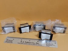 NKK Series LW Lighted Rocker Switches 28VDC LW-3122 Twin Bulbs DPDT