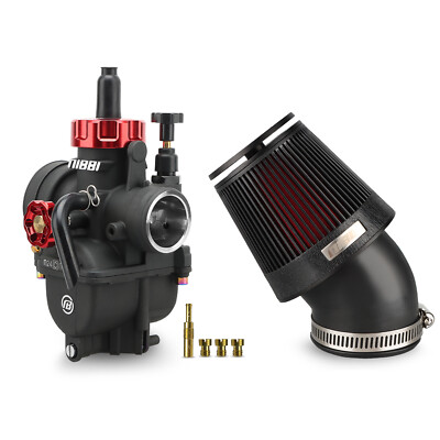 #ad #ad NIBBI Racing Carburetor PE 24mm Fits 100cc 125cc Pit Dirt Bike ATV w Air Filter $65.69