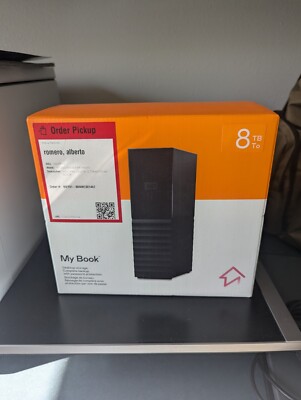 WD EasyStore 8TB External USB 3.0 Hard Drive - Black