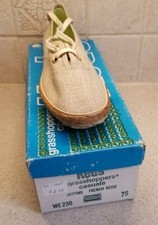 VINTAGE NEW OLD STOCK KEDS GRASSHOPPERS CASUALS JOYTIME FRENCH BEIGE SHOES 7 S