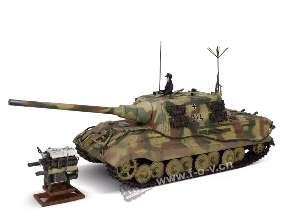 1:32 FOV German WWII Heavy Tank Destroyer SD.KFZ.186 JAGDTIGER Diecast Model - Image 2 of 4
