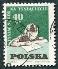 POLAND 1959 40g SG1124 used NG 1000 Schools for Polish Millennium ##W26