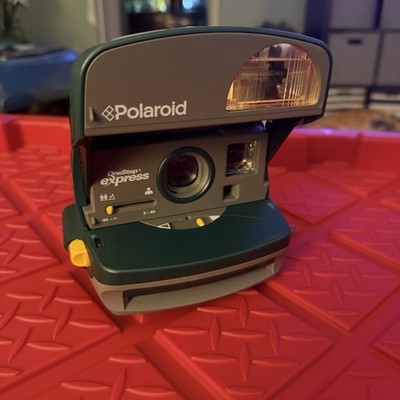 Polaroid 600 One Step Express Green Instant Camera + Bag 
