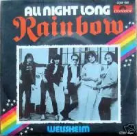 Rainbow All Night Long / Weissheim Vinyl Single 7inch Polydor