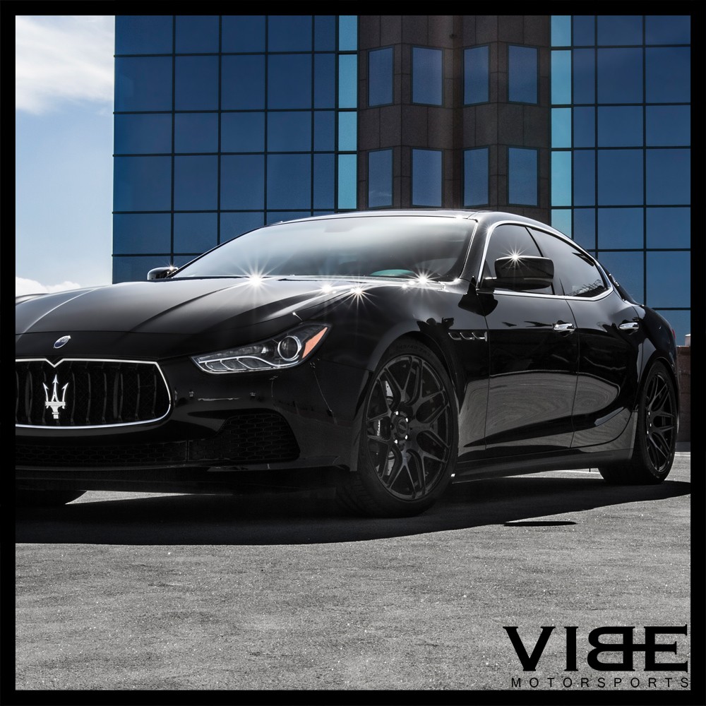 21" MRR FS01 BLACK FLOW FORGED CONCAVE WHEELS RIMS FITS MASERATI GHIBLI