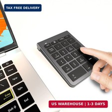Bluetooth Number Pad, Wireless Numeric Keypad with 22 Keys - Portable Numpad for