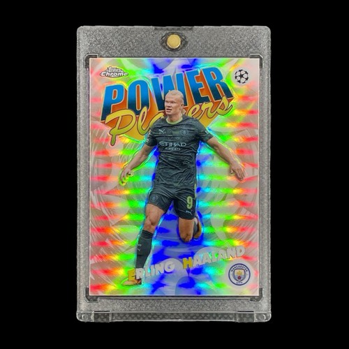 ERLING HAALAND SILVER COMIC REFRACTOR HOLO CARD 2025-26 Topps Chrome - Man City