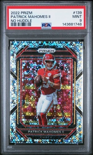 2022 Panini Prizm #139 Patrick Mahomes Ii No Huddle PSA 9