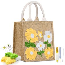 Punch Needle Kit for Beginners, Easy DIY Embroidery Set for Kids & Adults Com...