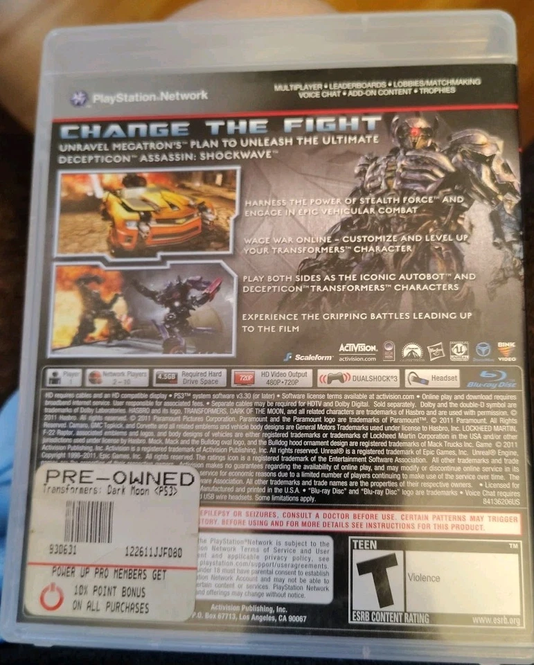 CIB PS3📡 Transformers👾 Dark Of The Moon🌕 - Image 3 of 3
