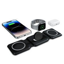 Apple Wireless MagSafe Charger Fast Charger for iPhone 17 Pro 16 3 in 1 Foldable