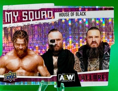 2022 AEW Upper Deck Allure My Squad Pink  House of Black Brody King #'d 010 /100