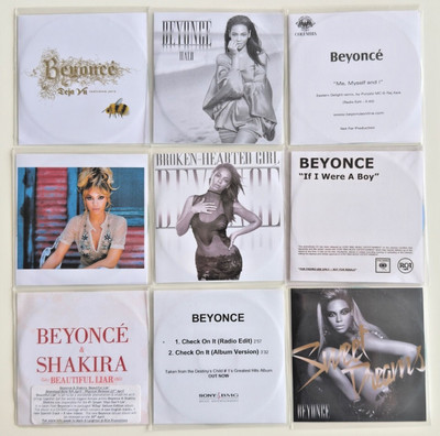 Beyoncé 9x CDr UK Promo Singles Halo Sweet Dreams Irreplaceable Deja Vu