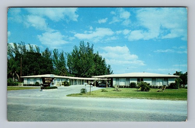 #ad Bradenton FL Florida Baxter#x27;s Motel Vintage Postcard Standard Postal Post Old $0.99