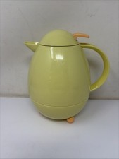 Leifheit Columbus Insulated Hot Cold Jug Thermal Coffee Carafe - Yellow Vintage