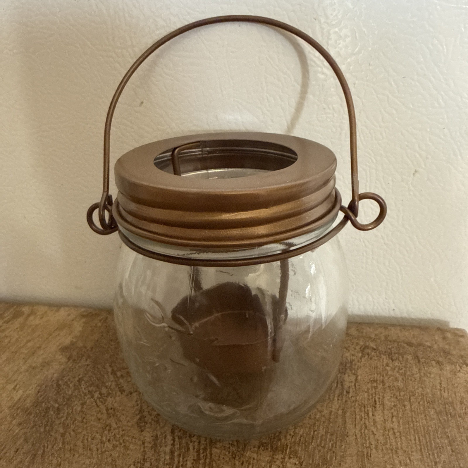 Farmhouse Mason Jar TEA Light Candle Holder