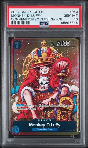 Luffy P-043 Convention Exclusive FOIL — eBay listing photo