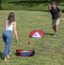 Cornhole Set : Popup Play Outdoor Game And Bag Backyard Games