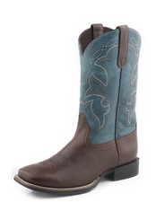 Roper Western Boots Boys Monterey Square Brown 09-018-0911-3086 BR