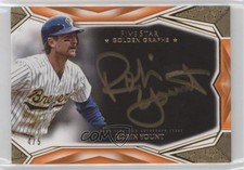 2019 Topps Five Star Golden Graphs Orange 4/5 Robin Yount #GG-RY Auto HOF s7f