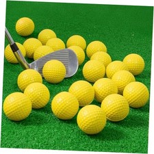 Foam Golf Practice Balls, Realistic Feel and Limited Flight, 24 Pack Yellow