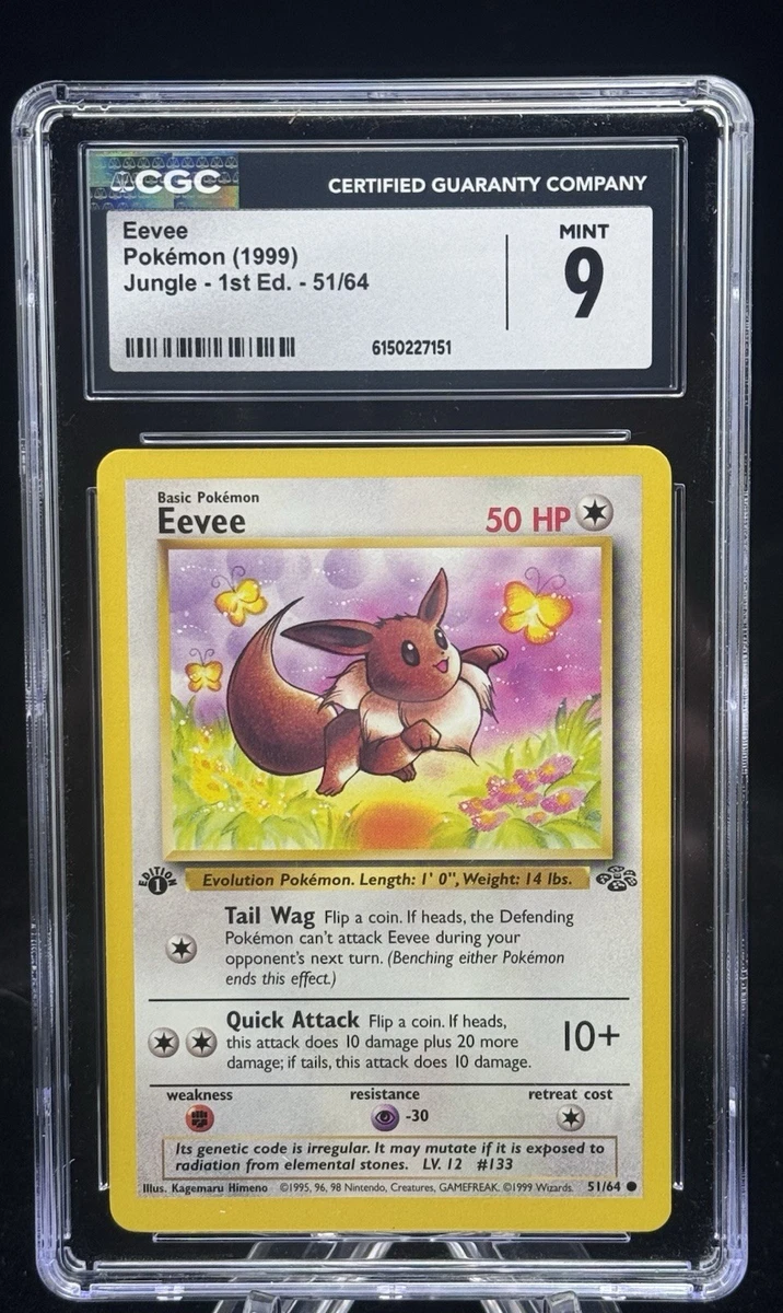 25+ Eevee Pokémon TCG 1st Edition Individual Trading Card Games