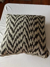 Pillow Tan/brown/white 16 By 16