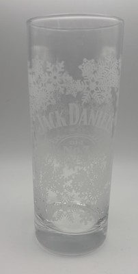 Jack Daniels Old No 7 Whiskey Snowflake Winter 2022 Highball Glass Holiday Cup